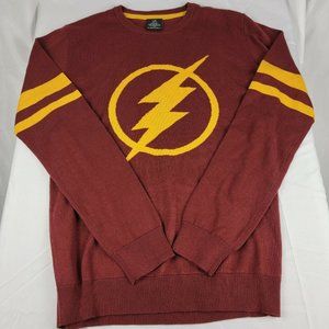 DC Comics The Flash Red Sweat Shirt Size L